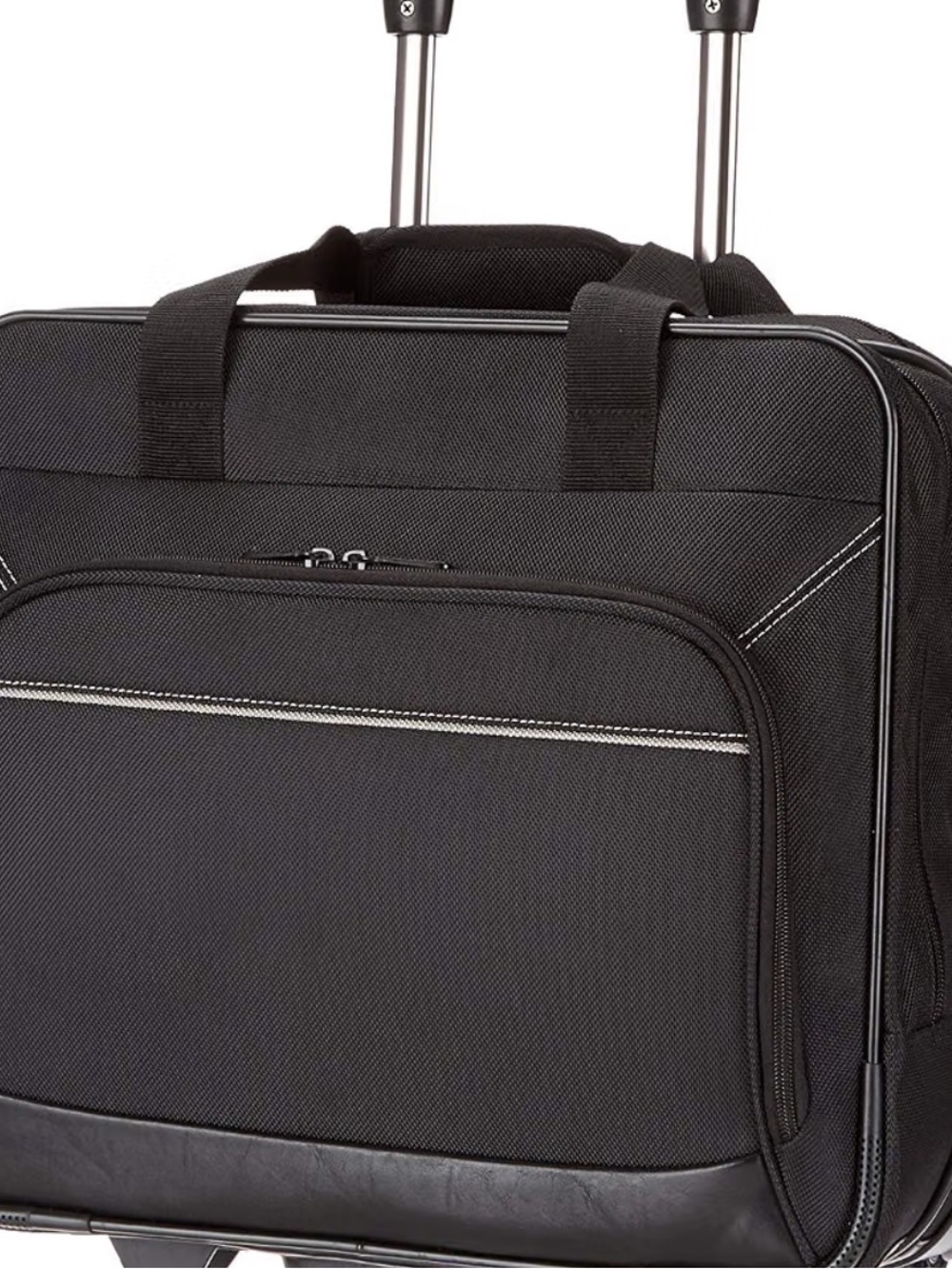 Amazon Black Rolling Laptop Briefcase with Telescoping Handle